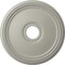 Ekena Millwork Diane Ceiling Medallion (Fits Canopies up to 5 3/8"), 18"OD x 3 5/8"ID x 1 1/8"P, Pot of Cream CM18DIPCF - alternate 1